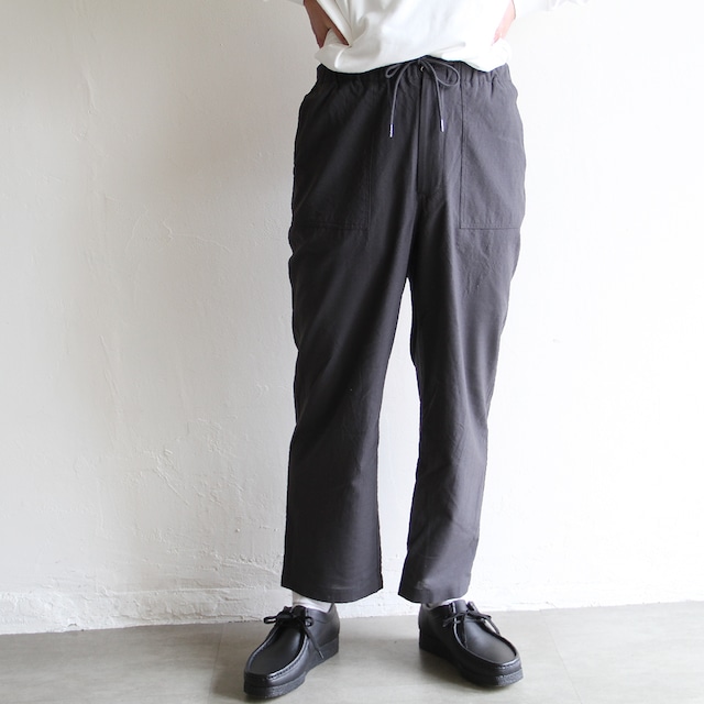 STILL BY HAND【mens】chambray easy pants
