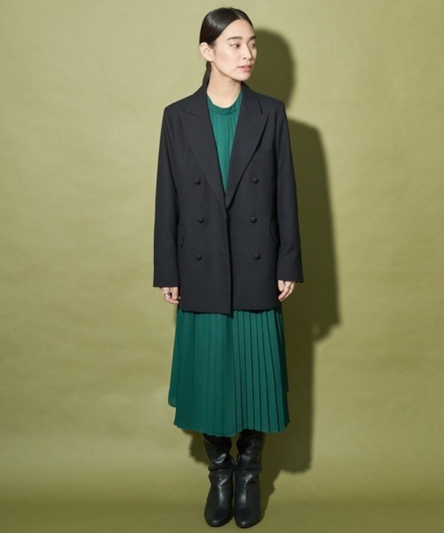 【Audrey and John Wad オードリーアンドジョンワッド】WOOL BEAVER PEAKED LAPEL JACKET ウールビーバーピークドラペルジャケット H9206 (2COLORS)