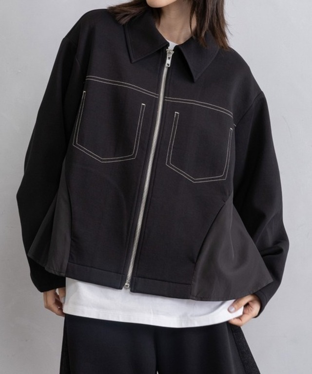 【MARECHAL TERRE 】★再入荷★コンビネーションジップブルゾン