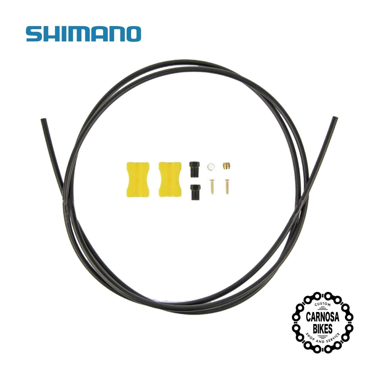 【SHIMANO】SM-BH59-JK-SS MTBディスクブレーキホース 1000mm ESMBH59JKL100