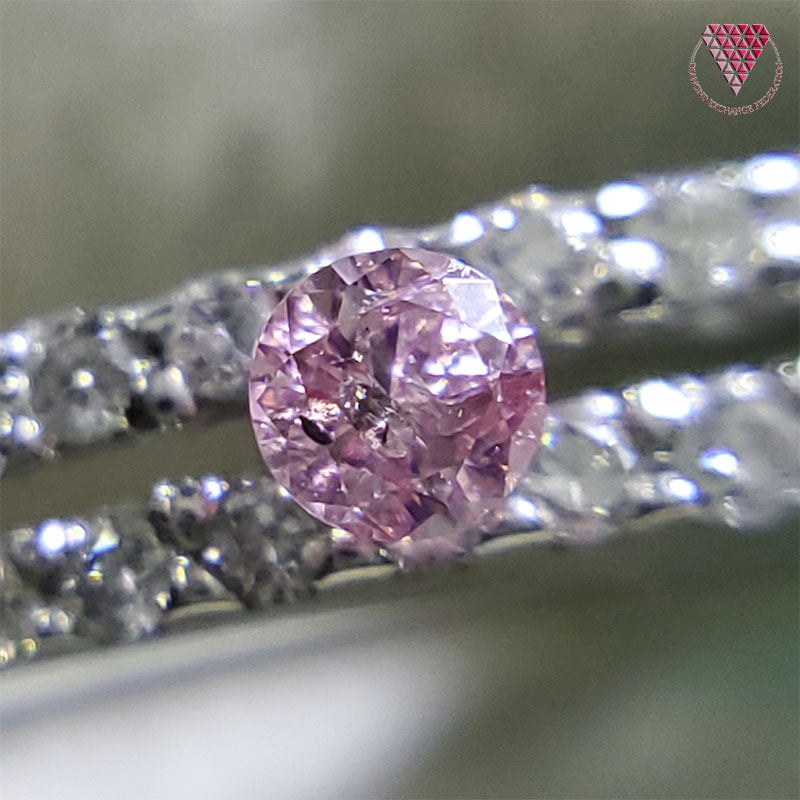 0.032ct Fancy Intense Purplish Pink I2 CGL 天然 ピンク ...