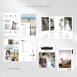 【プロフィールブック】Canvaテンプレート #Luxe（リュクス）