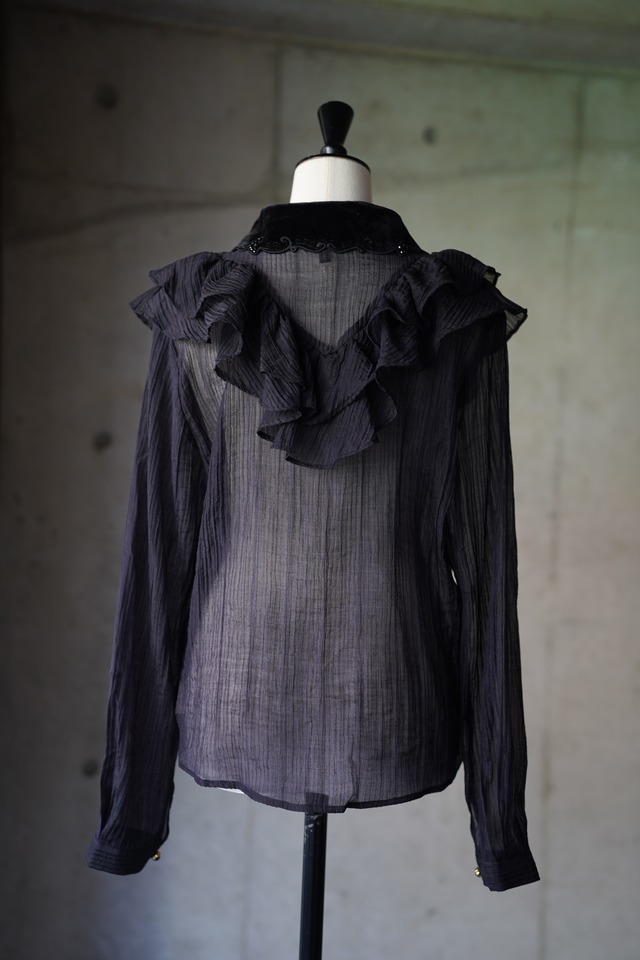 KELLY RUFFLE BLOUSE