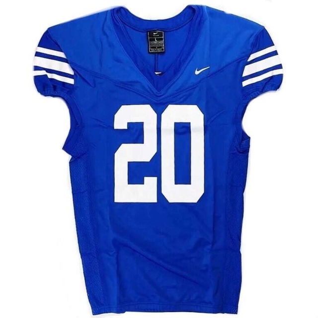 NIKE VENTED アメフト ジャージ/メッシュ ロイヤルブルー Lサイズ