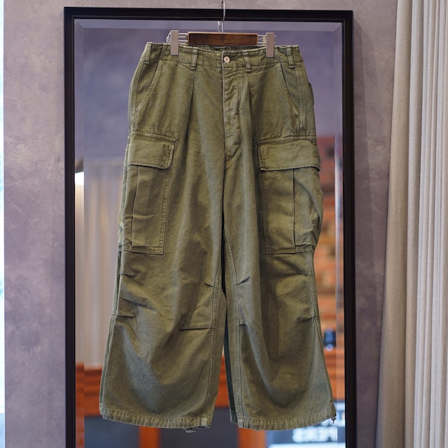 HERILL (へリル) 23AW "Duck Jungle fatiguepants" -Olive Drab-