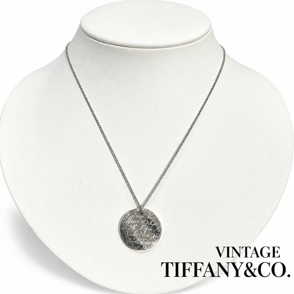 TIFFANY & Co.】2989 ティファニーNotes ラウンド ペンダント