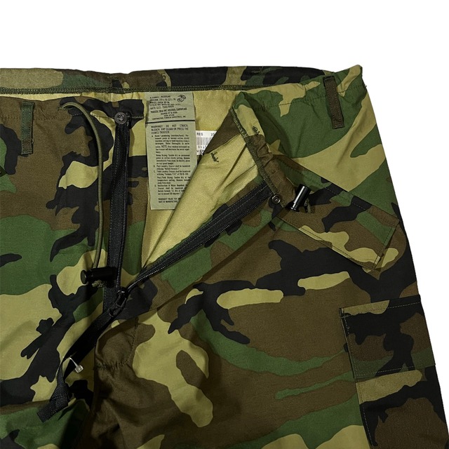 90's ECWCS woodland camouflage Gore-Tex over pants