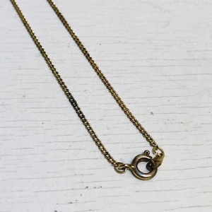VINTAGE initial necklace -deadstock-