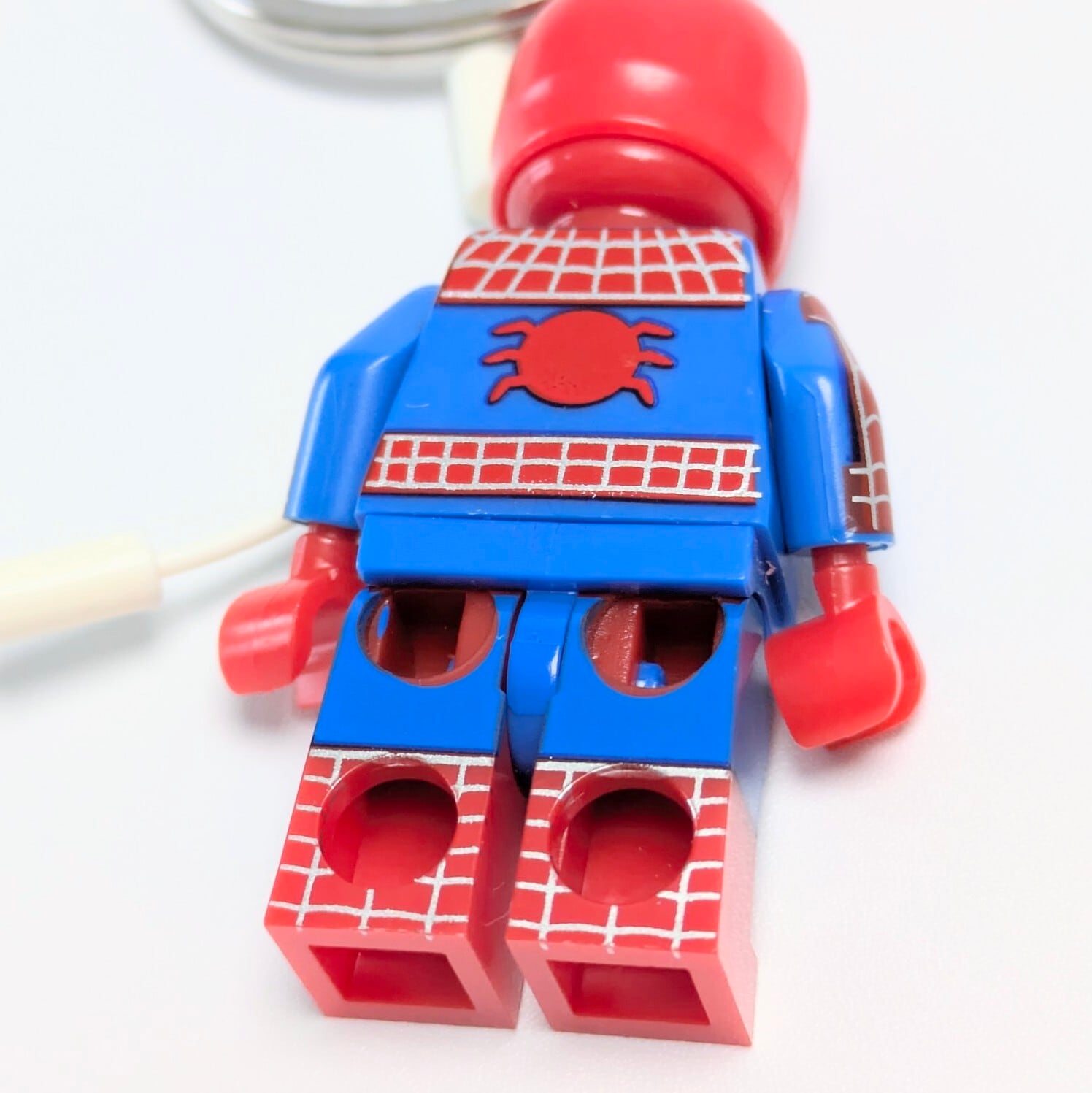 ☆ブロックフィギュアキーホルダー☆【 Spider-Man ( スパイダーマン