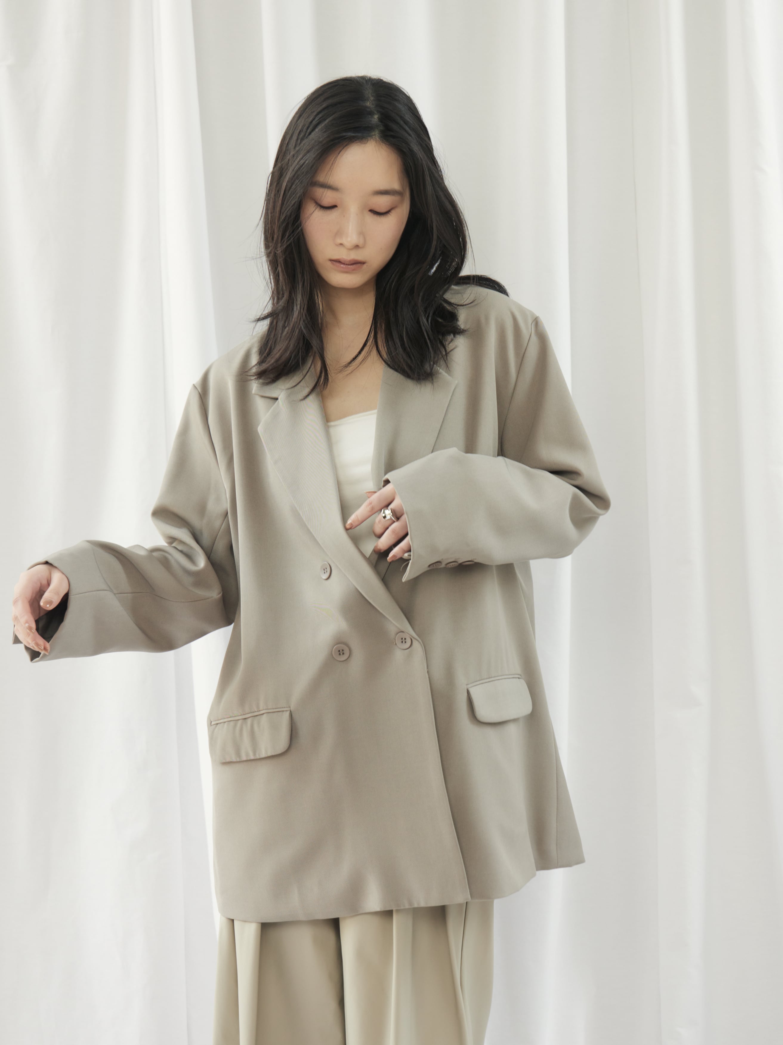 美品✨Theory DB TAILOR JK ダブル テーラードジャケット M DOUBLE TAILORED JK（ﾀﾞﾌﾞﾙﾃｰﾗｰﾄﾞｼﾞｬｹｯﾄ）【7543097】 | CIEL'AIR