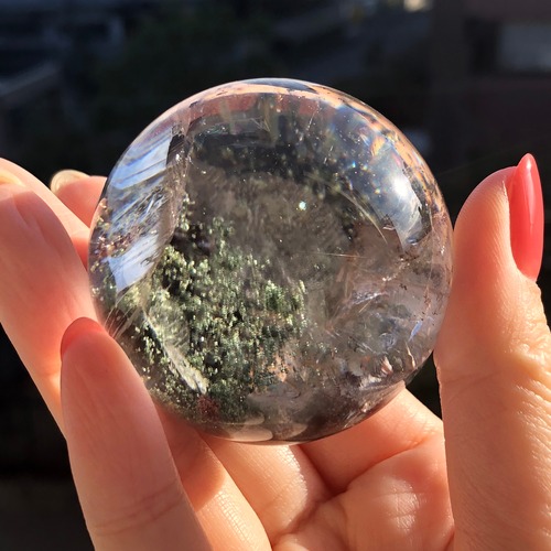 財運・仕事運アップ♫ガーデンクォーツ丸玉(50mm)