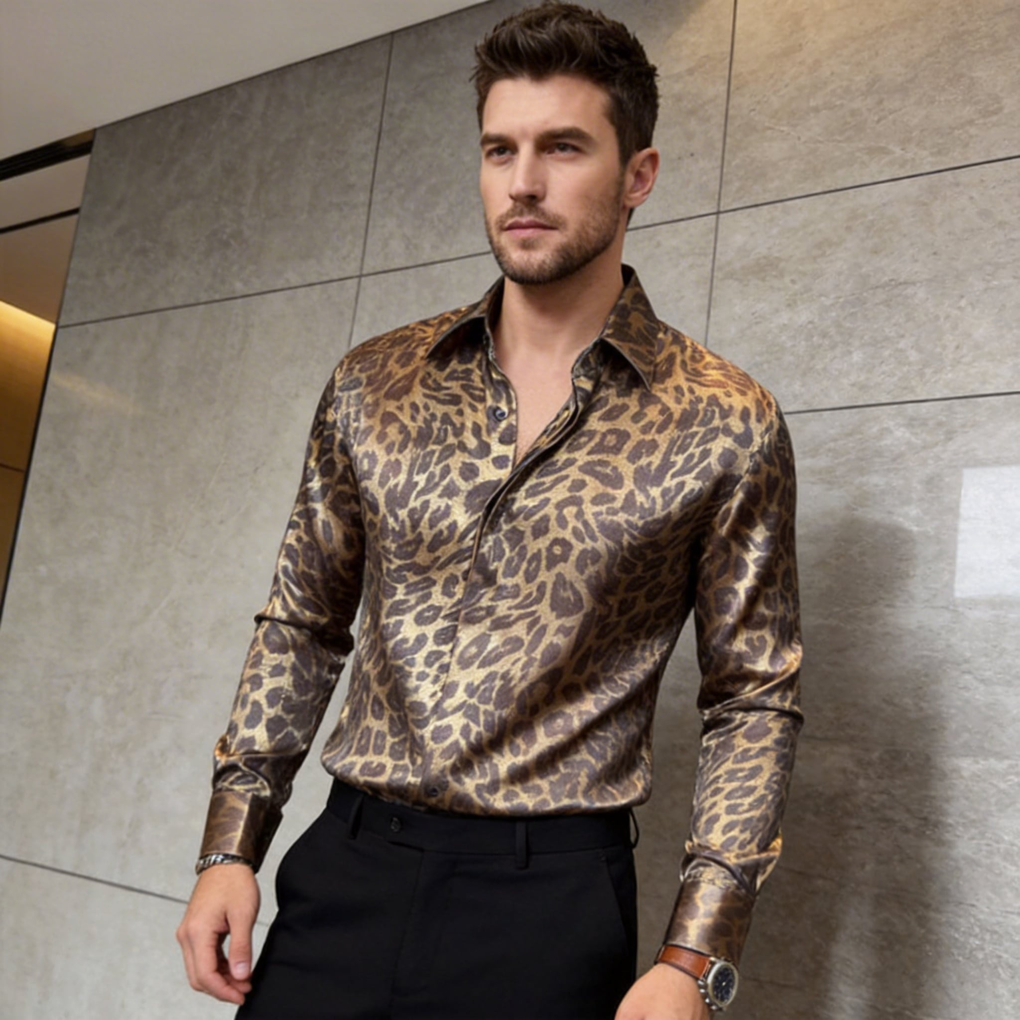 レオパードノクターンシャツ M0904