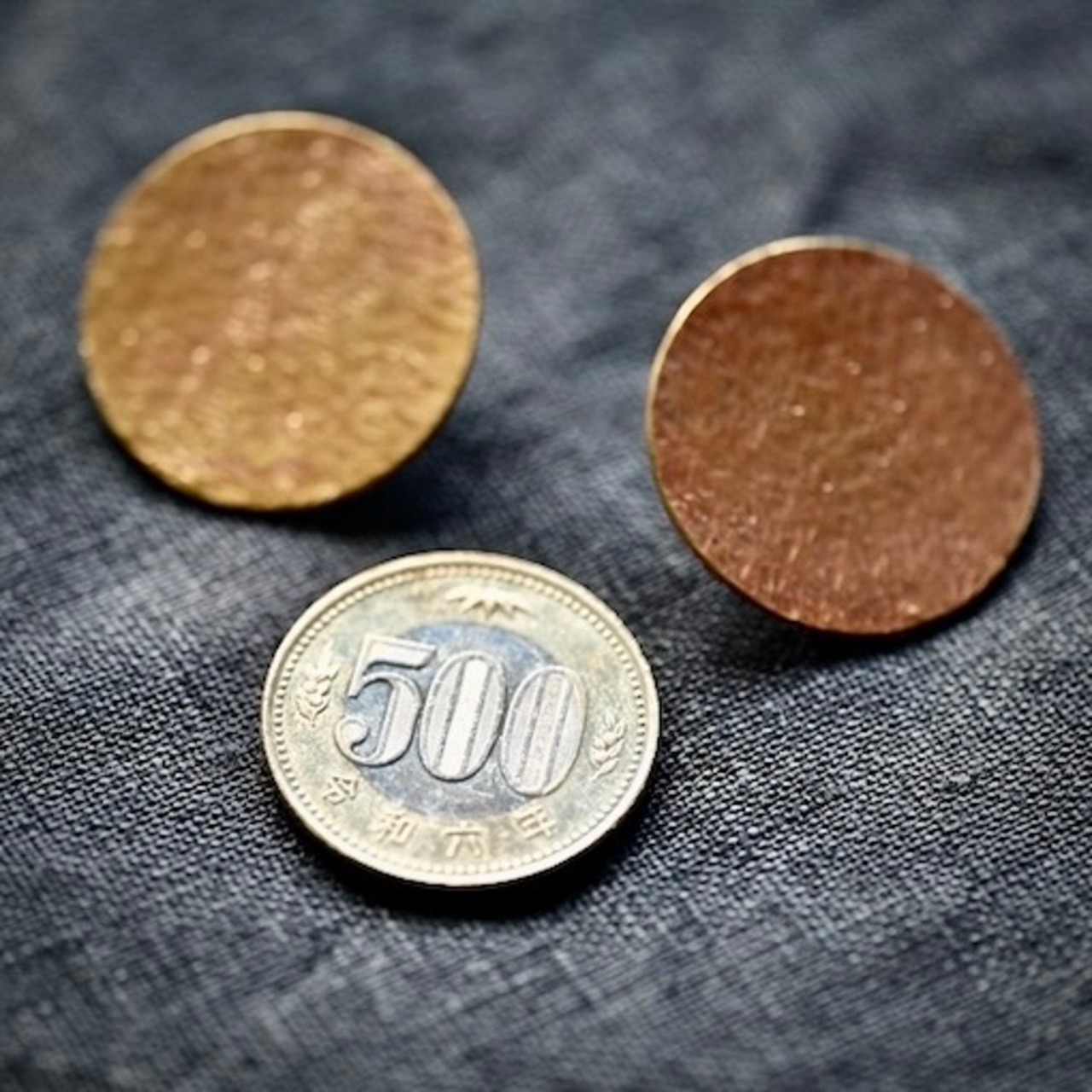 【竹俣勇壱】真鍮ピアスK (ROUND PLATE)［2104280000236］・画像5