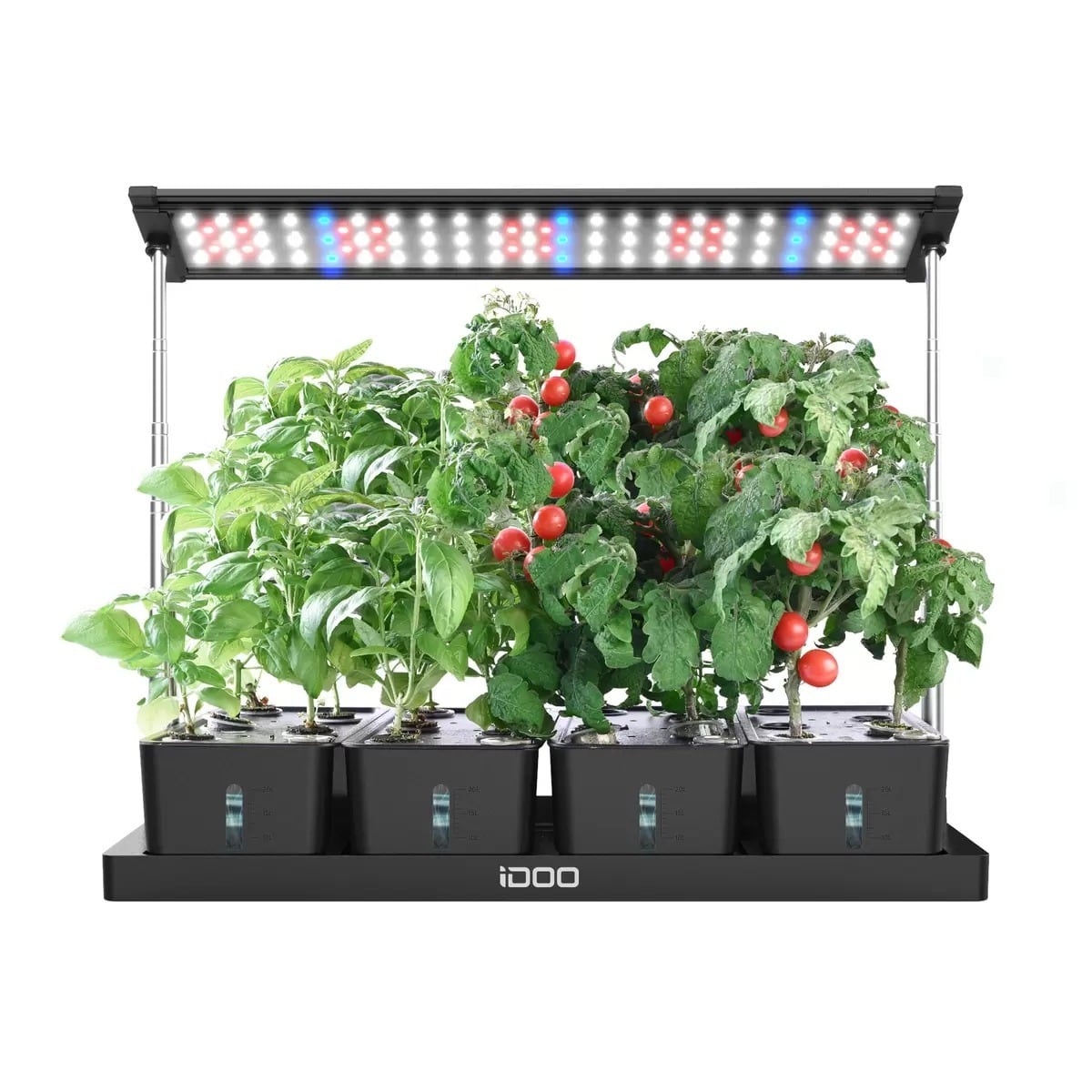iDOO 水耕栽培キット 野菜栽培セット 植物育成ライト 自動水循環システム　送料無料 iDOO 水耕栽培キット 20株用 LEDライト付き I-D-01 同時に20株の野菜を
