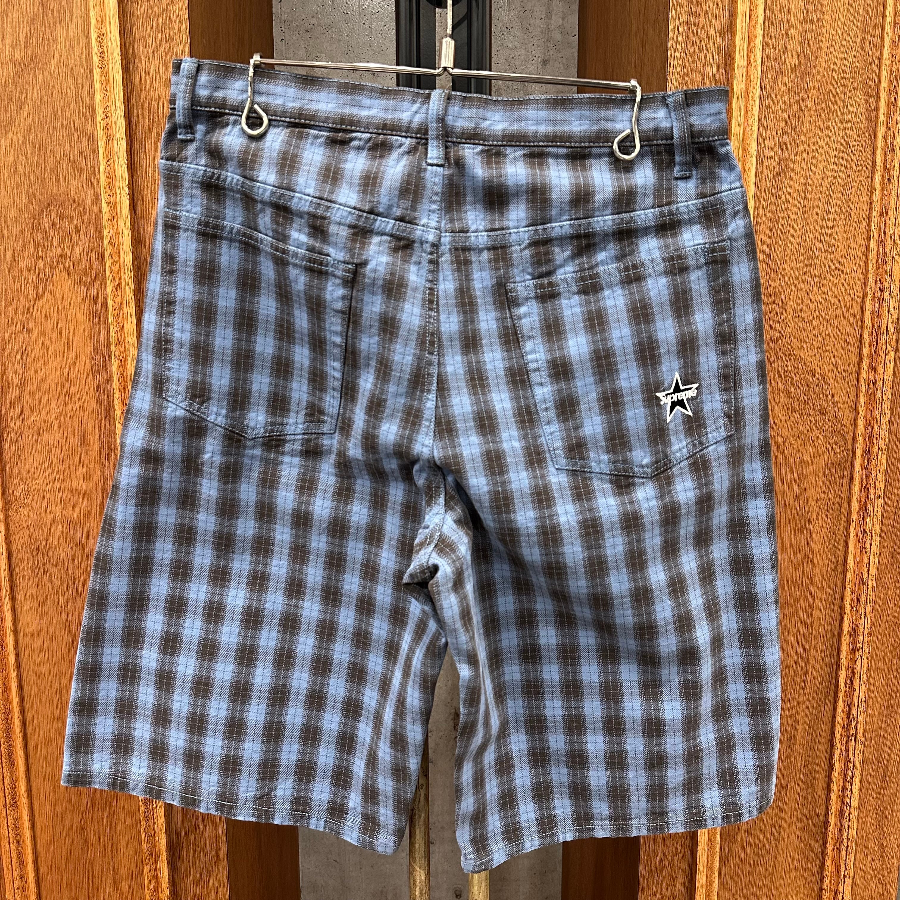 2024SS SUPREME PLAID BAGGY SHORT | safarionline