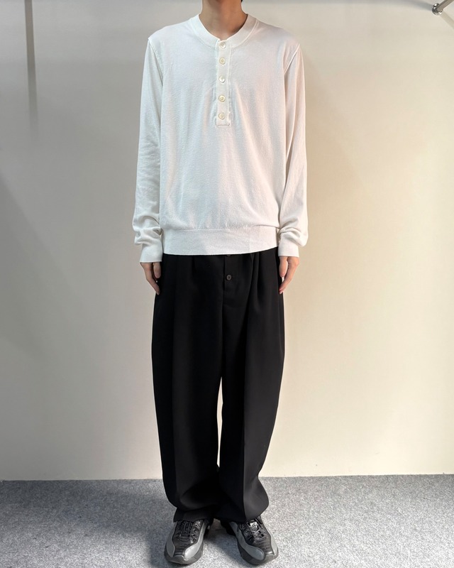 【DOLCE&GABBANA】henry-neck top
