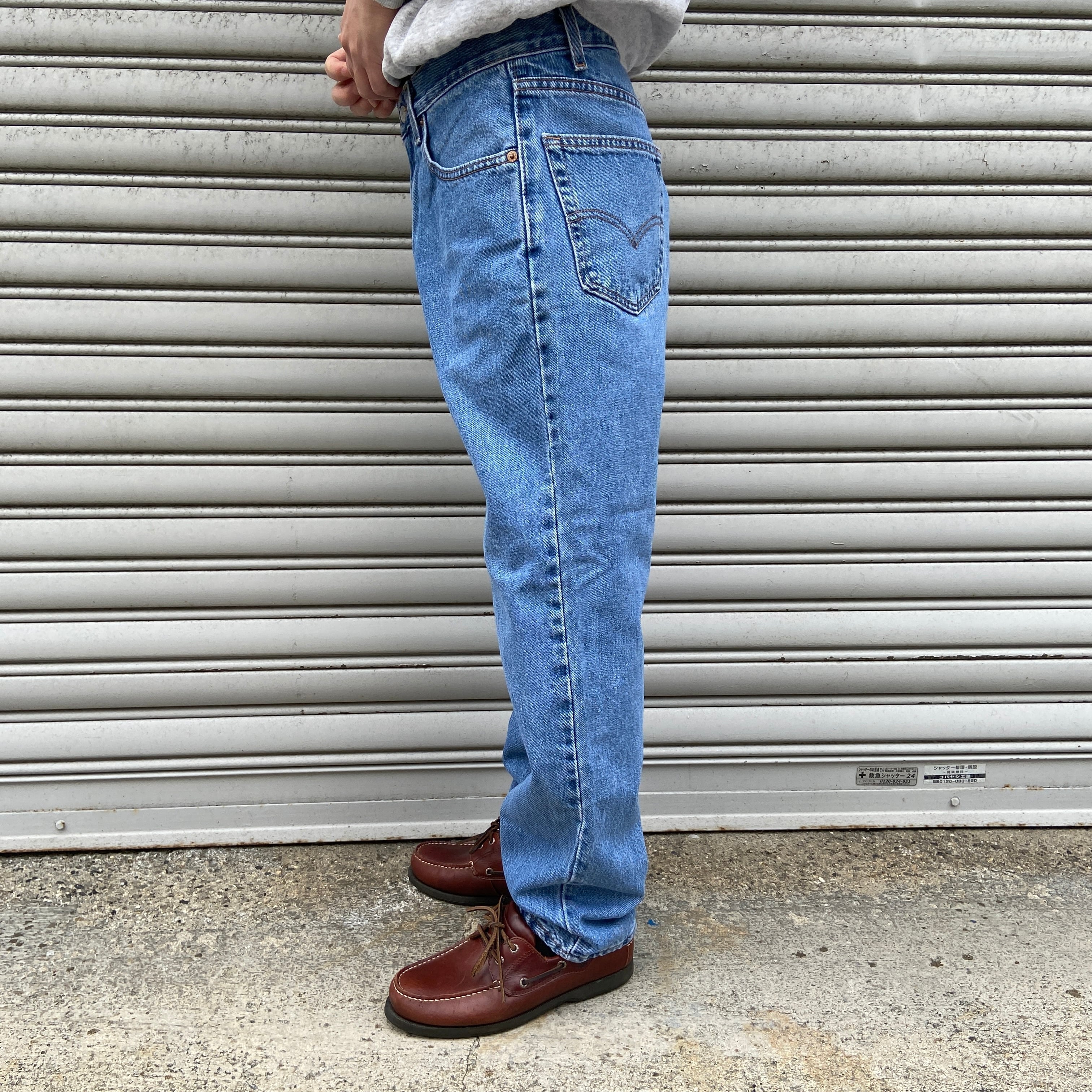 80s USA製 リーバイス 550 RELAXED FIT W32 Talon 雰囲気◎ USA製 