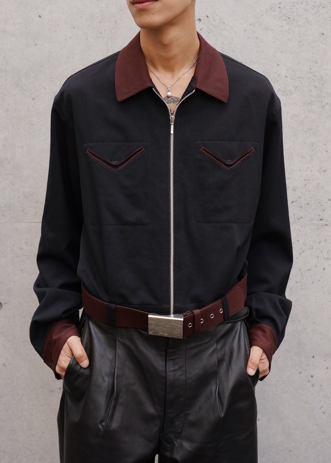 JEAN PAUL GAULTIER JPG / belted blouson
