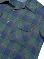60〜70s PENDLETON WOOL SHIRT Size M