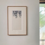 筆塚稔尚「雨のつまさき」 FUDEZUKA Toshihisa "Ripples Dance-4" / etching, Buran(with frame) thumbnail 2