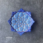 ペルシャの飾り皿(ミーナーカーリー)16cm 壁飾り【MINA KARI 017-009】ミーナカーリー