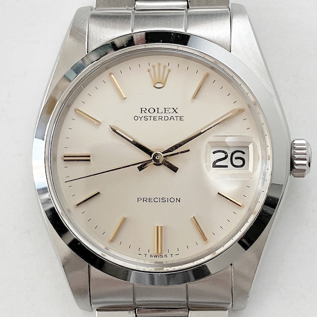 Rolex Oyster Date 6694 (42*****) Silver Dial with Gold indices