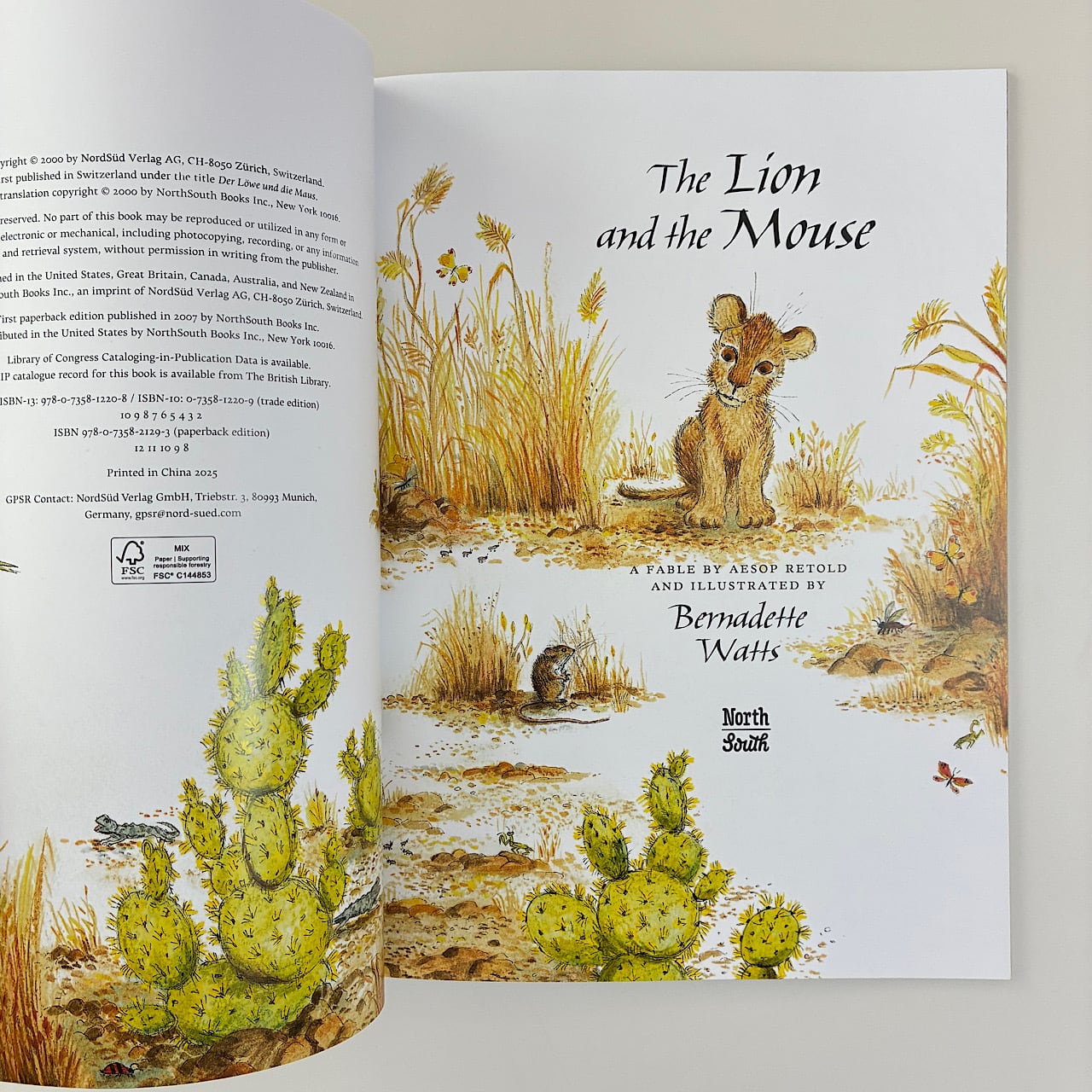 The Lion and the Mouse | 素敵な洋書の絵本屋さん Read Leaf Books