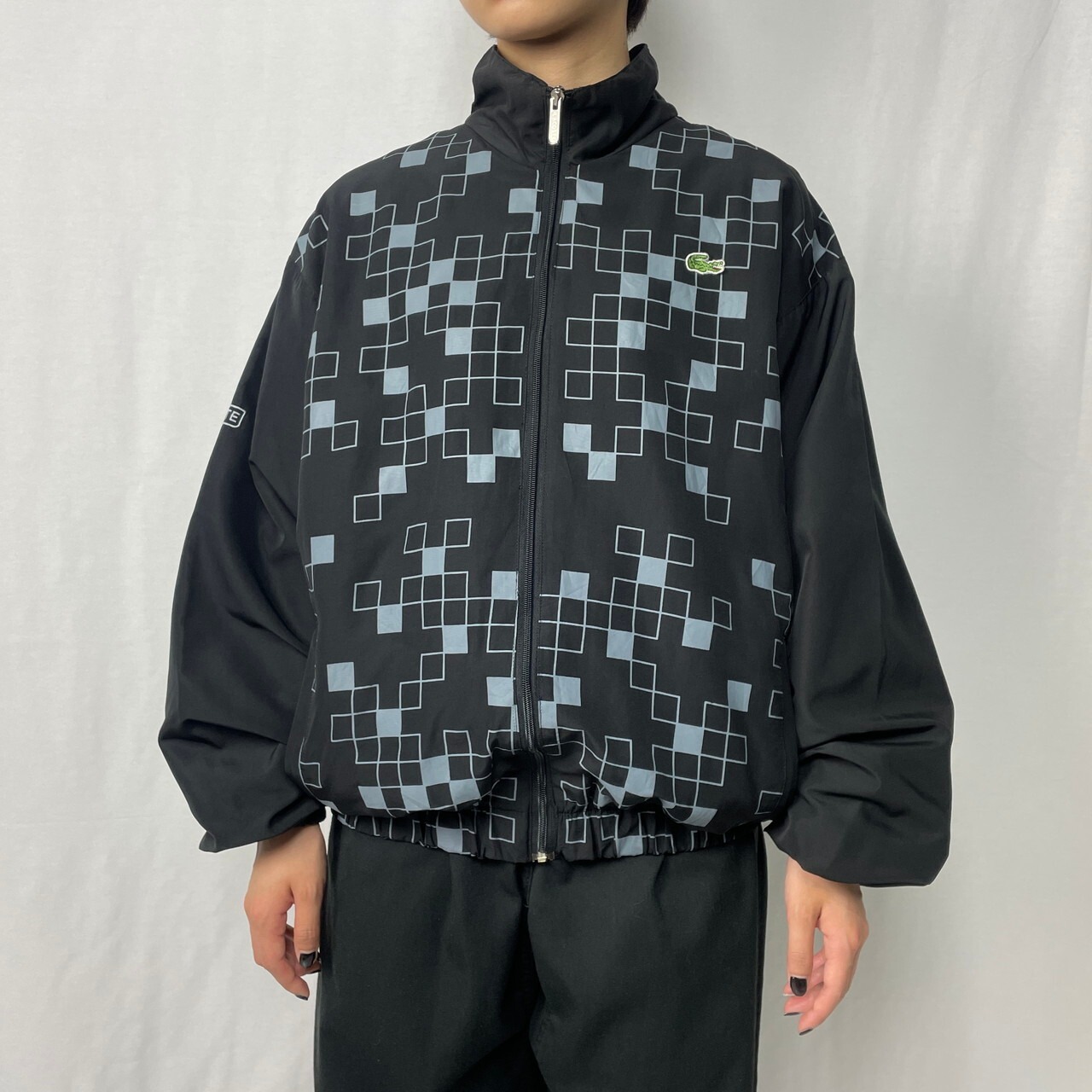 LACOSTE SPORT ラコステ ジオメトリックパターン ポリエステル  