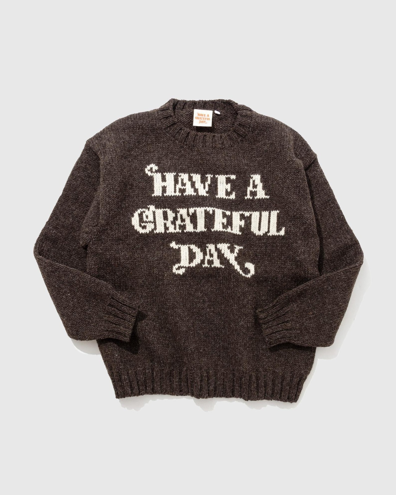 HAVE A GRATEFUL DAY】KNIT CREW / GDK0247WLKT | GOOD NOTE