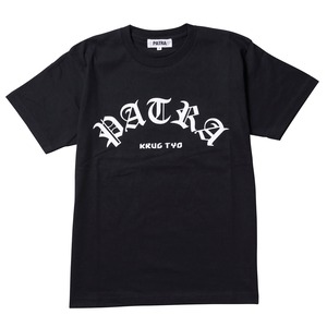 PATRA OLDENGLISH TEE : BLACKxWHITE