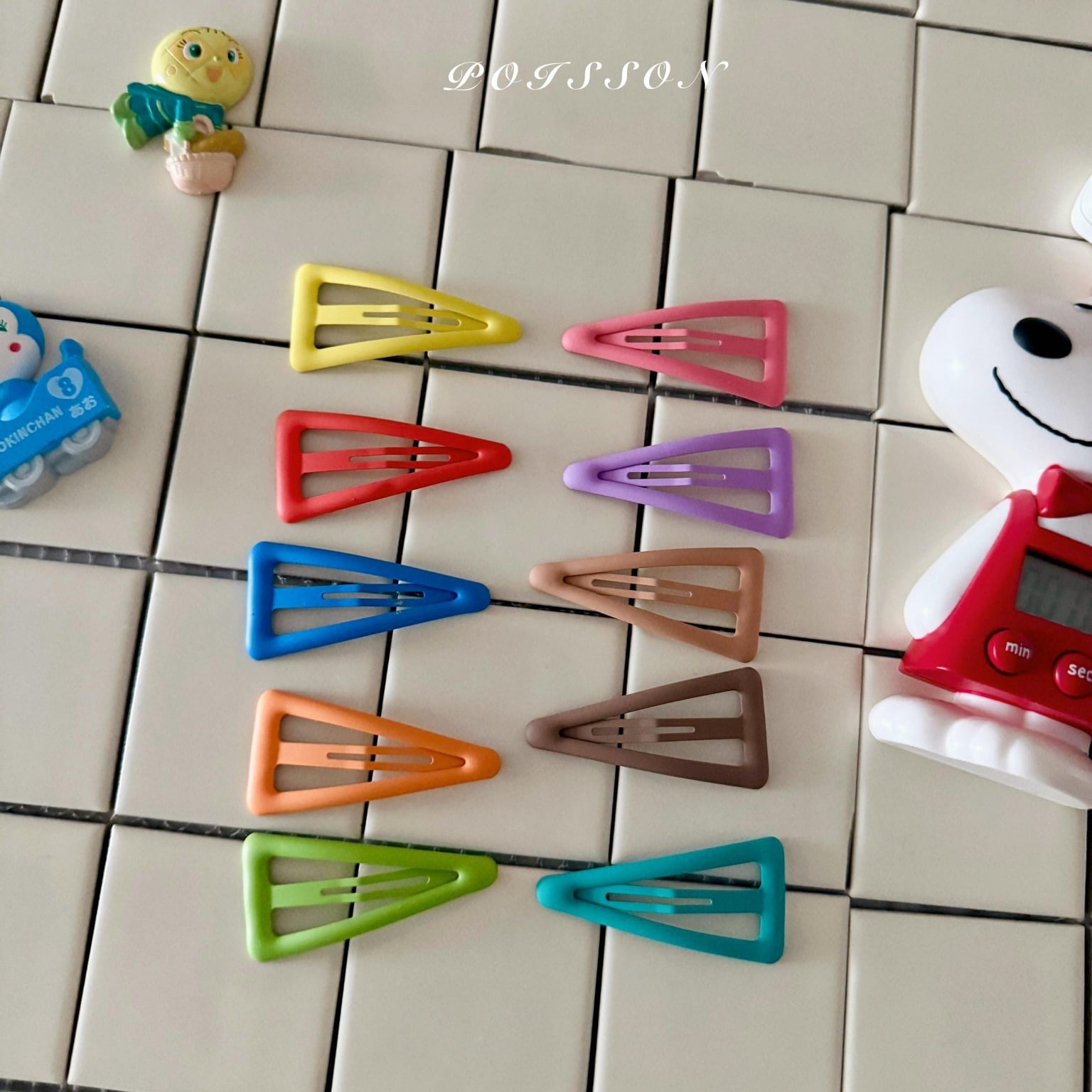 «予約»«poisson» レインボーピンセット