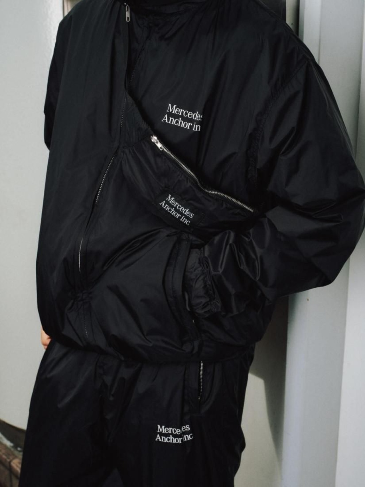 【ANCHOR INC.】LIGHT WEIGHT NYLON TRACK JACKET