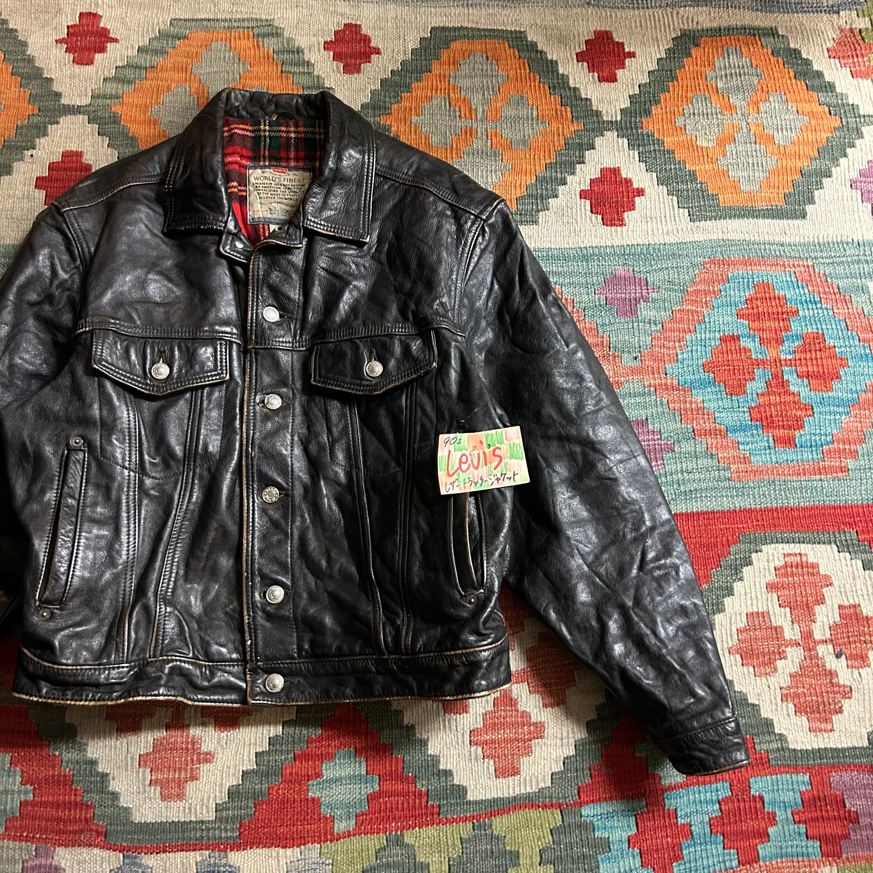 90s LEVI'S レザートラッカージャケット | 古着屋PENNY