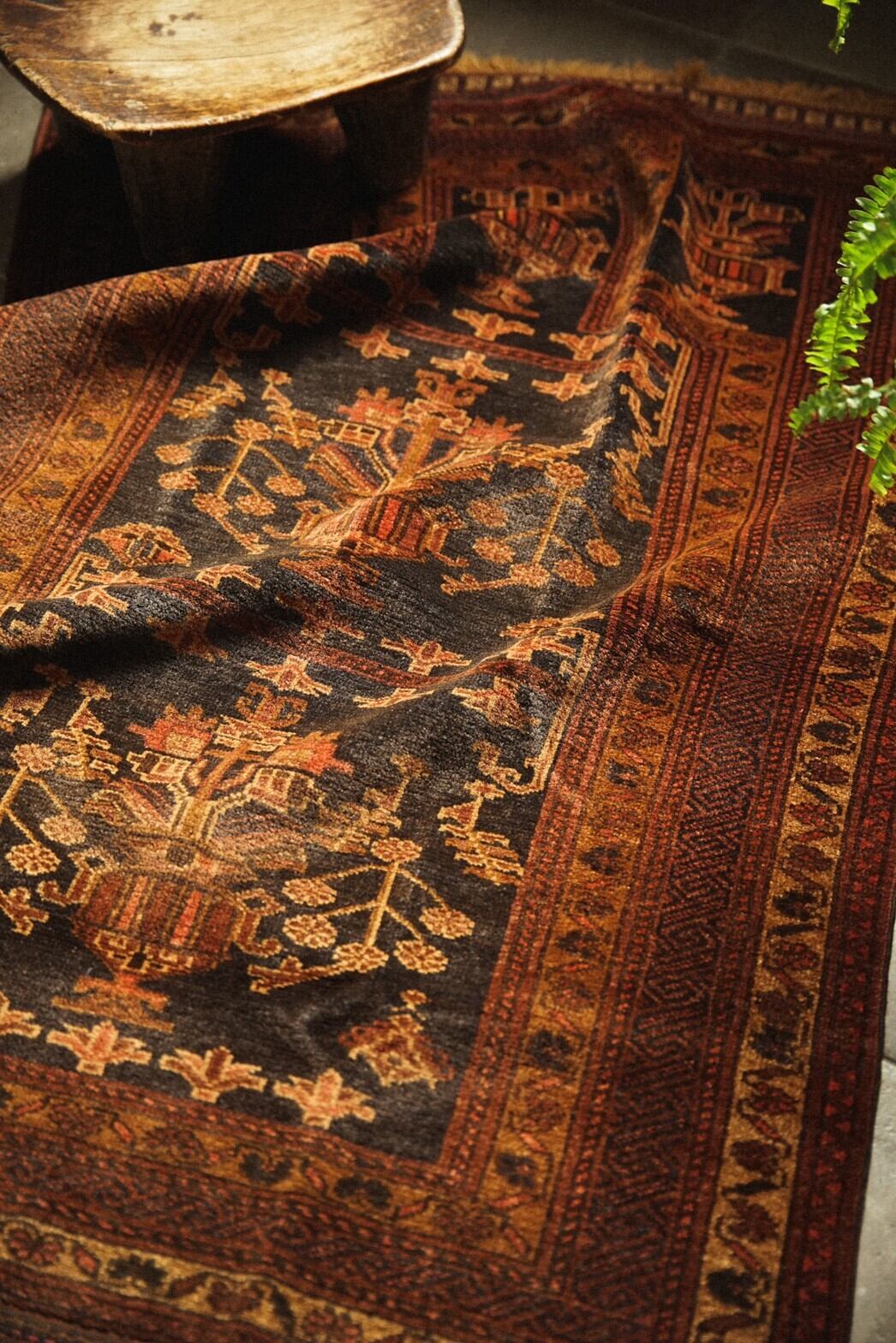 631-Vintage Baluch rug