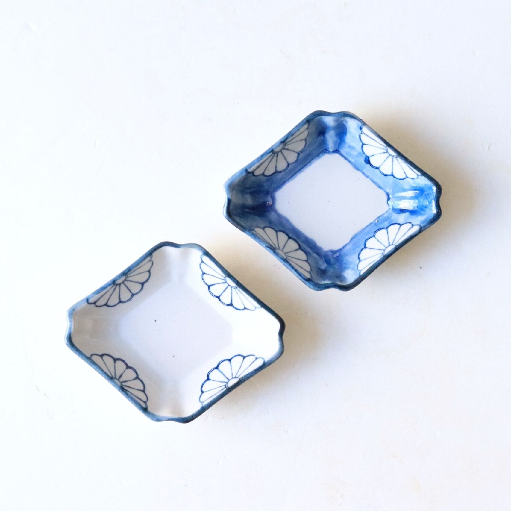 【食器】隅入菱形 豆皿