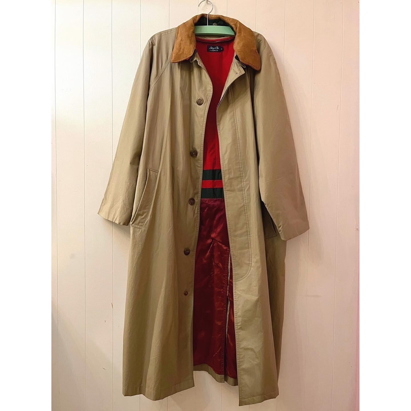 fleece liner over trench coat