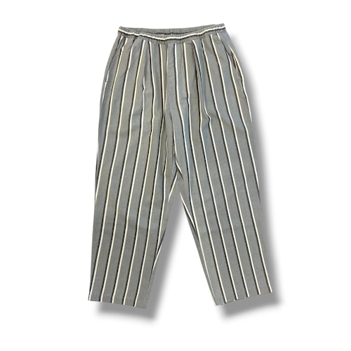 HZW-061ST One Tuck Tapered Stripe Eazy Pants