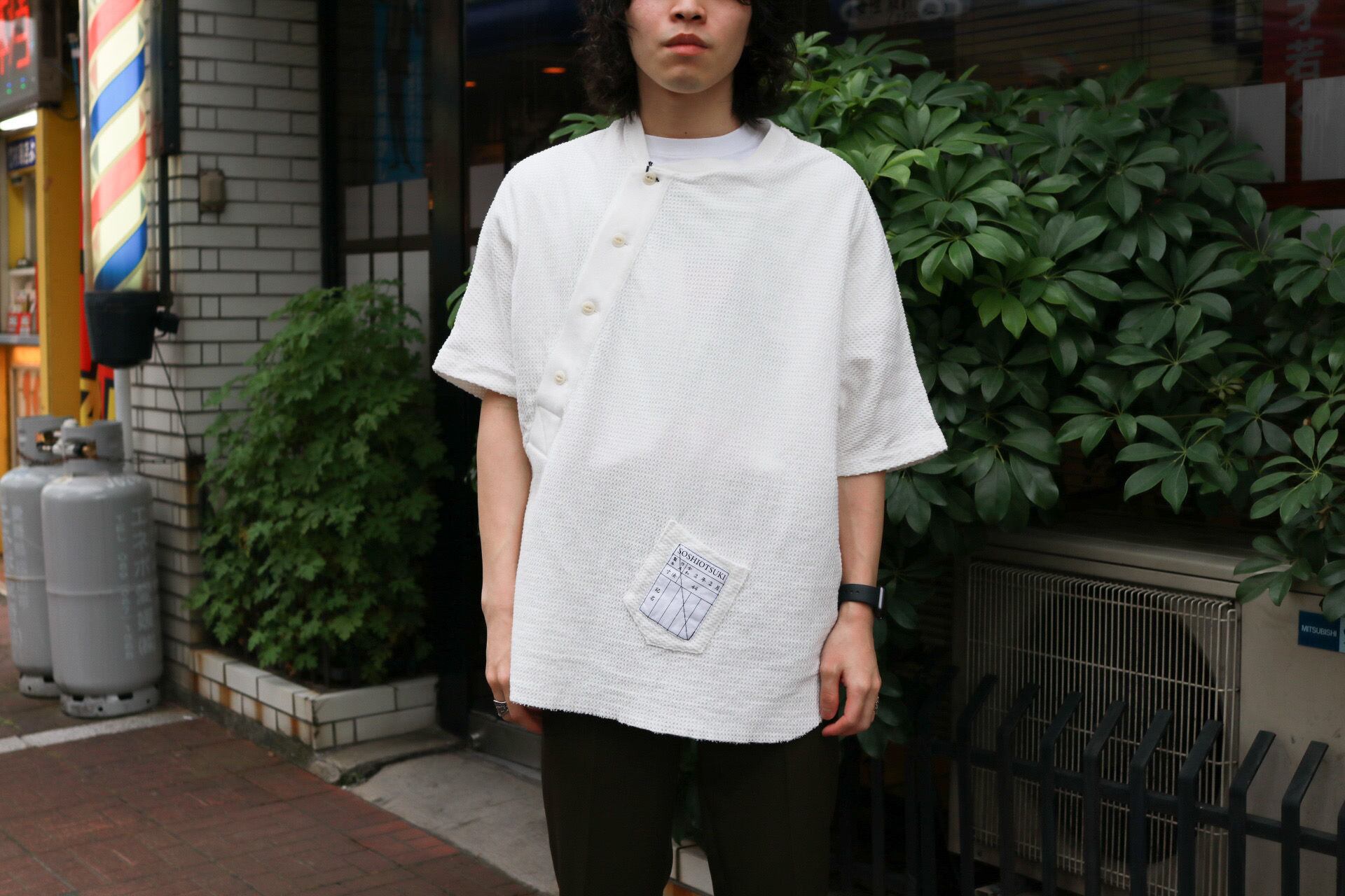 SOSHIOTSUKI | Kimono Breasted Thermal | S20SSCS01SS | IAAAM ONLINE
