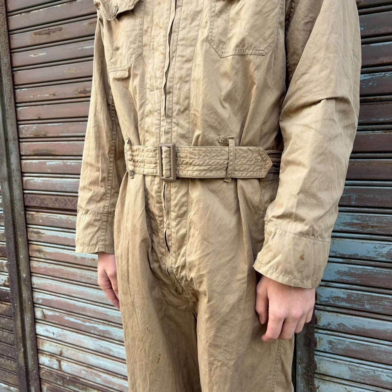 良品 40s USAF 陸軍航空隊 米軍実物 AN-S-31A サマー フライトスーツ