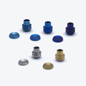 FFLUSH TITANIUM TIP & BUTTON SET (ROUND)