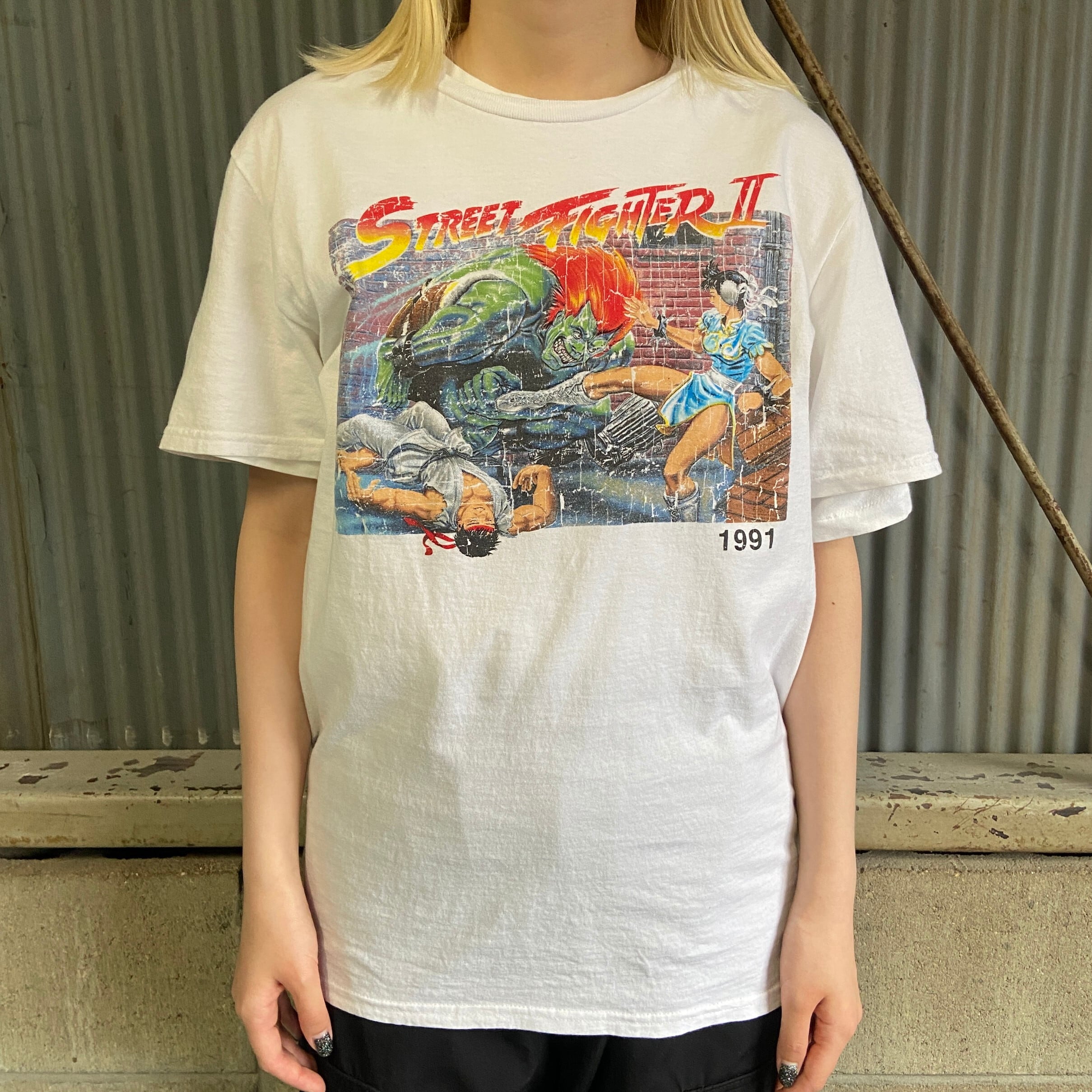 ストリートファイター2Ⅱ MOVIE Tシャツ　Lサイズ