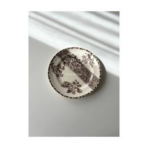 Émile Bourgeois エミール・ブルジョワ　/ 　お花とレースのデザートプレート　a