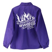 LIMIT OF VOICES - COACH JACKET パープル /XXLサイズ