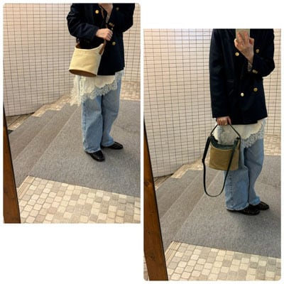 B.stuff 「パラフィンキャンバス」2WAYショルダーバッグ