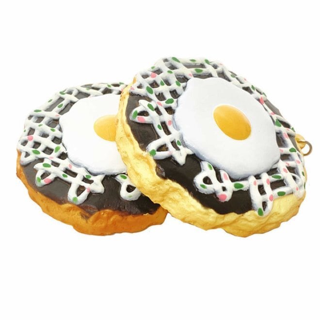 スクイーズ お好み焼きスクイーズ たまごのせ squishy おもちゃ