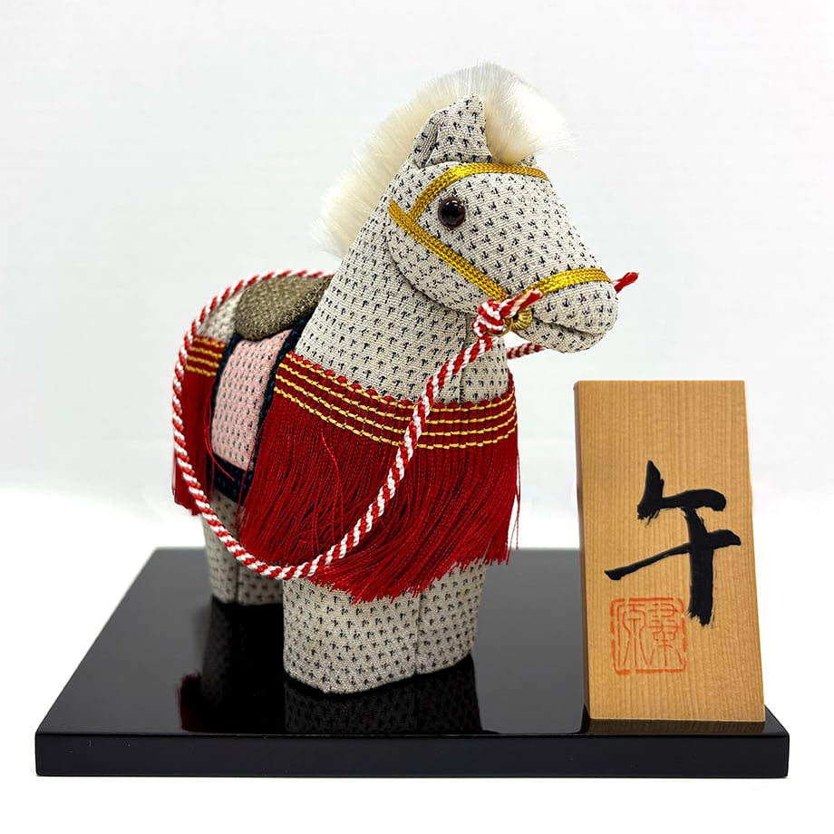 塩沢織物 干支 木目込み人形 午（2種類） | タクミクラフト｜新潟の