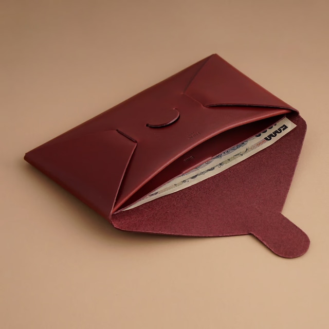 i ro se SEAMLESS "BURGUNDY" LONG WALLET