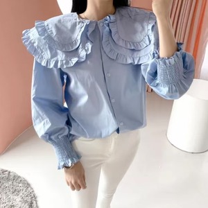 ビッグフリルカラー　ブラウス AJ−1079-E01