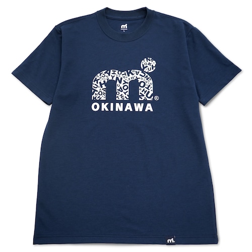 ハイブリッド半袖Tシャツ - オキナワ - NAVY