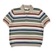 【alfed dunner】ポロシャツ ニットポロ 半袖 ボーダー